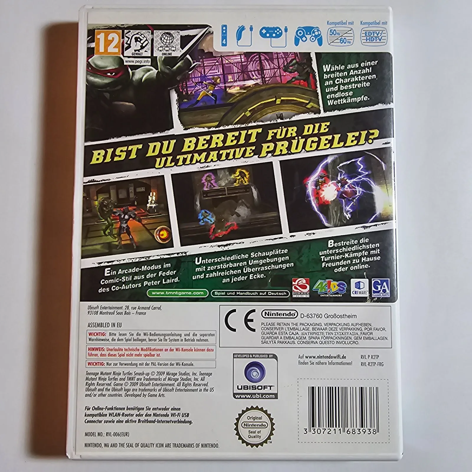 Teenage Mutant Ninja Turtles Smash-Up Nintendo Wii, Ansicht 2