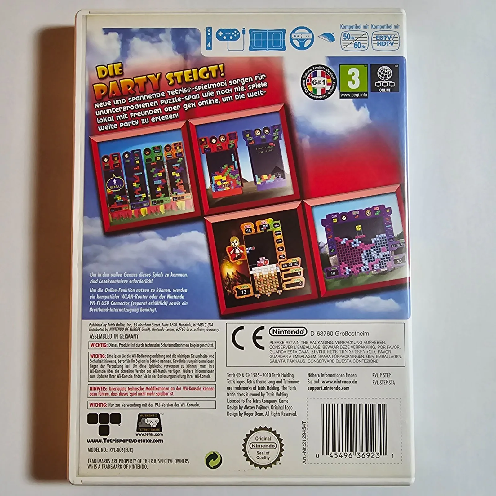 Tetris Party Deluxe Nintendo Wii, Ansicht 2