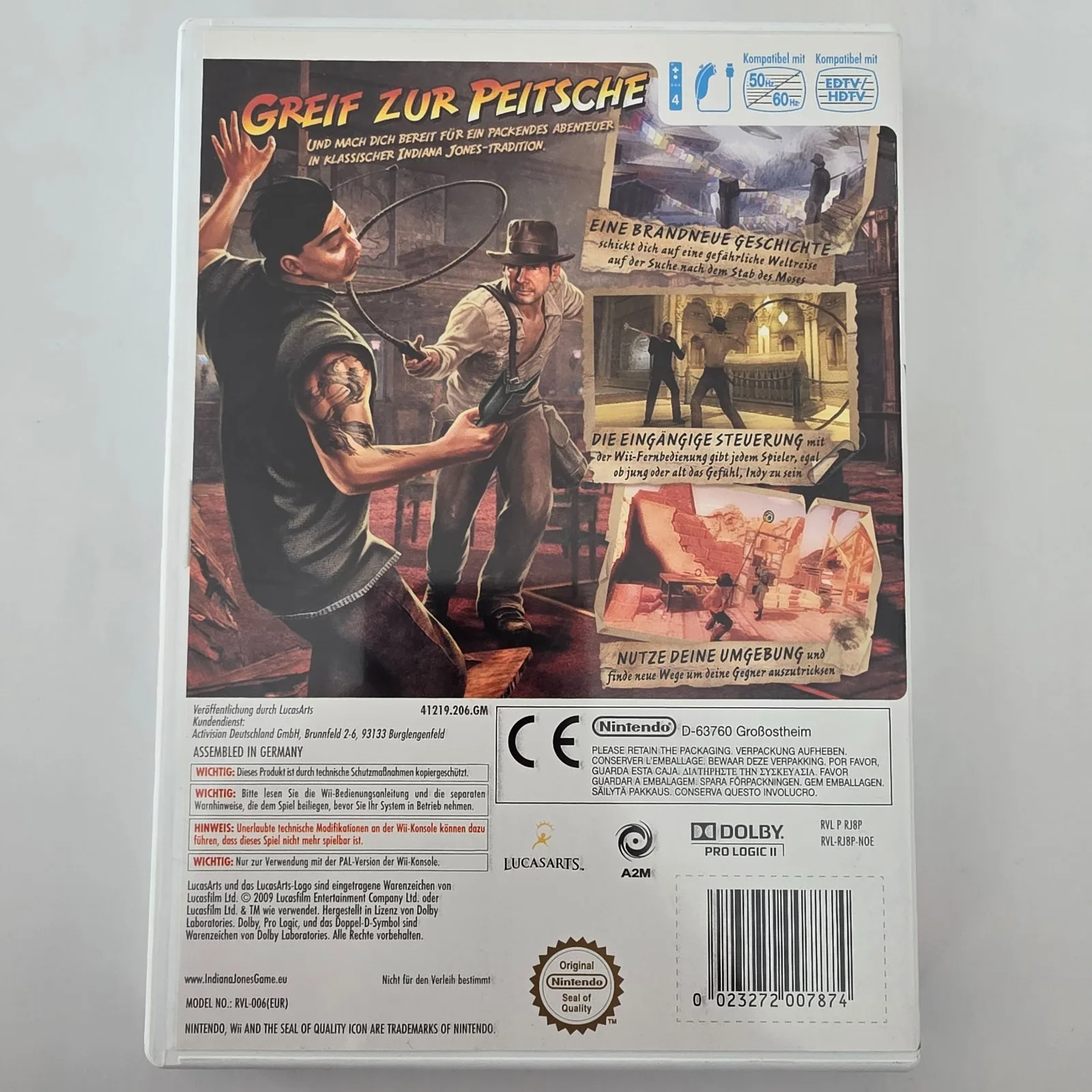 Indiana Jones und der Stab der Könige Nintendo Wii, Ansicht 2