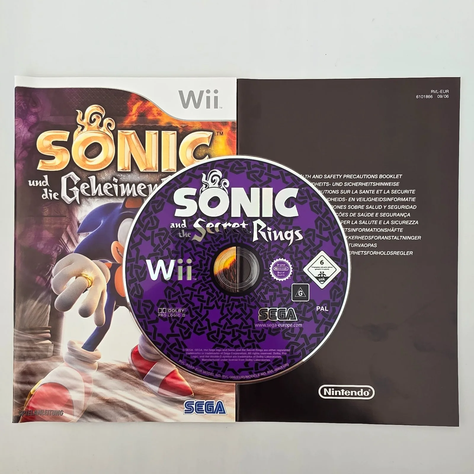 Sonic und die Geheimen Ringe Nintendo Wii, Ansicht 3