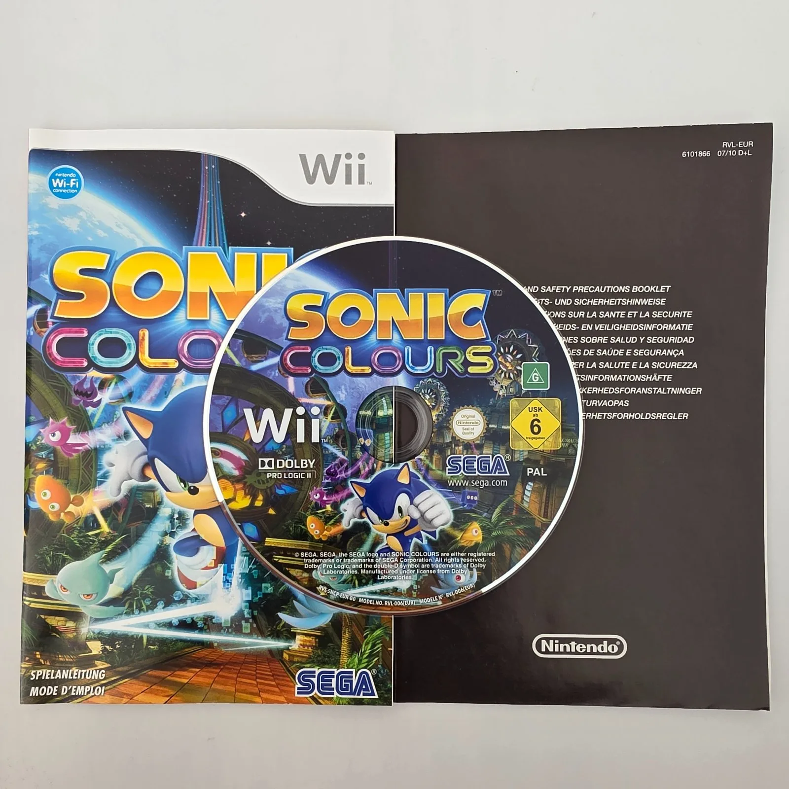 Sonic Colours Nintendo Wii, Ansicht 3