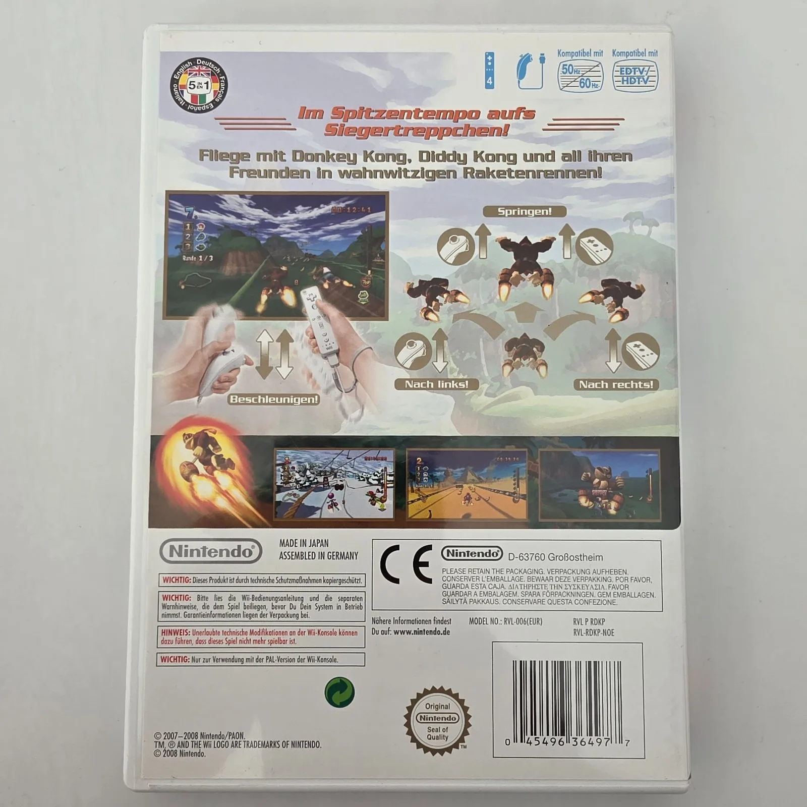 Donkey Kong Jet Race Nintendo Wii, Ansicht 2