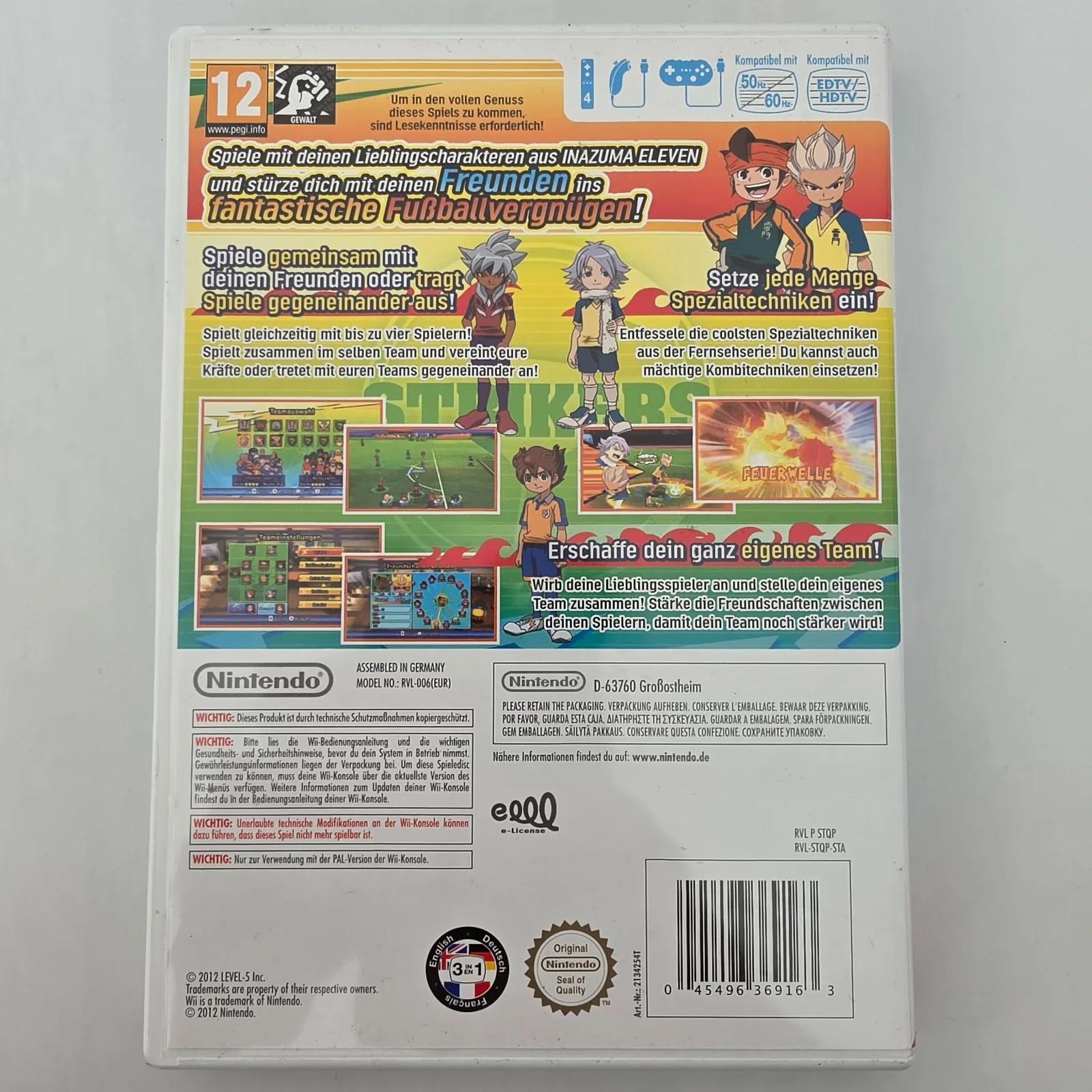 Inazuma Eleven Strikers Nintendo Wii, Ansicht 2