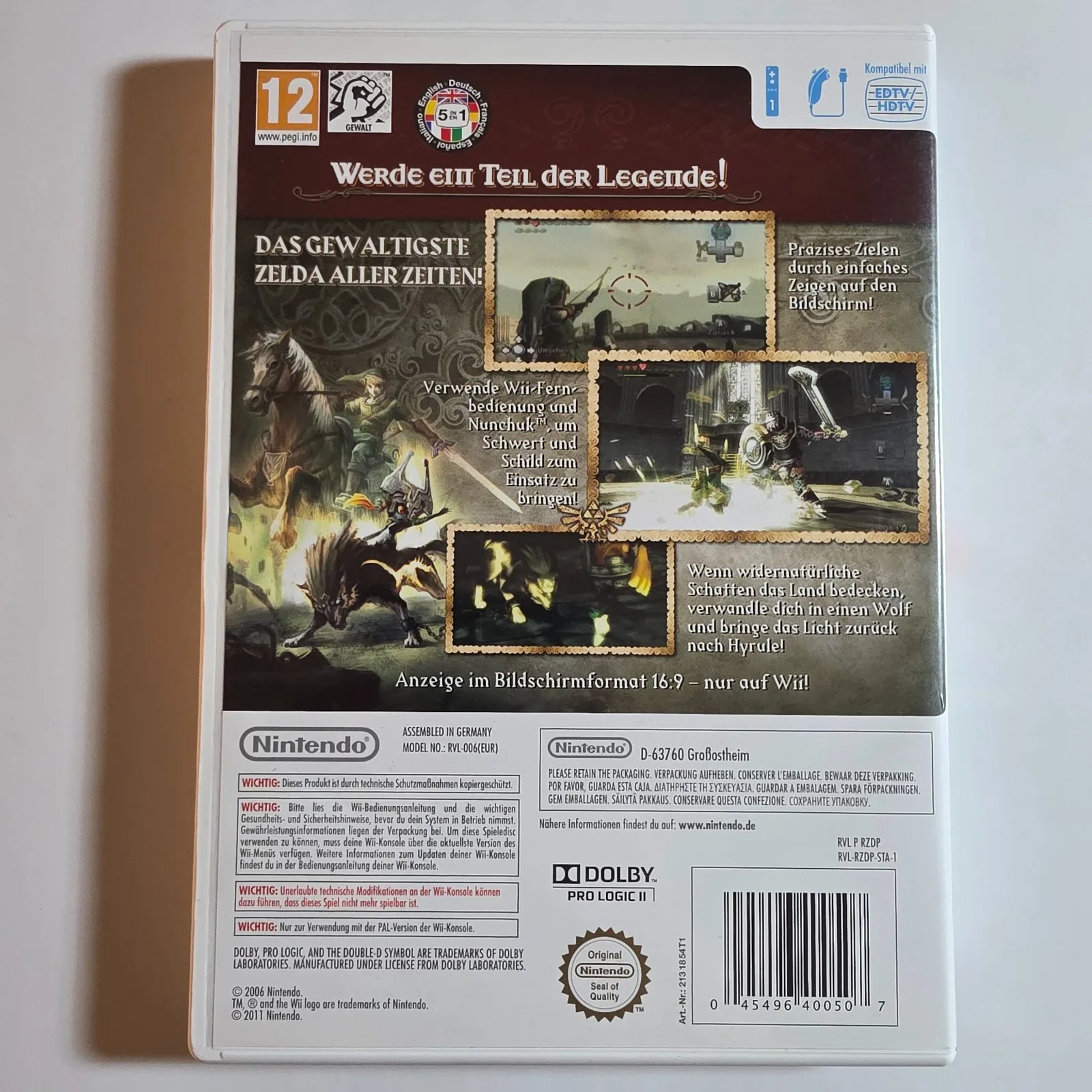 The Legend of Zelda Twilight Princess Nintendo Wii, Ansicht 2
