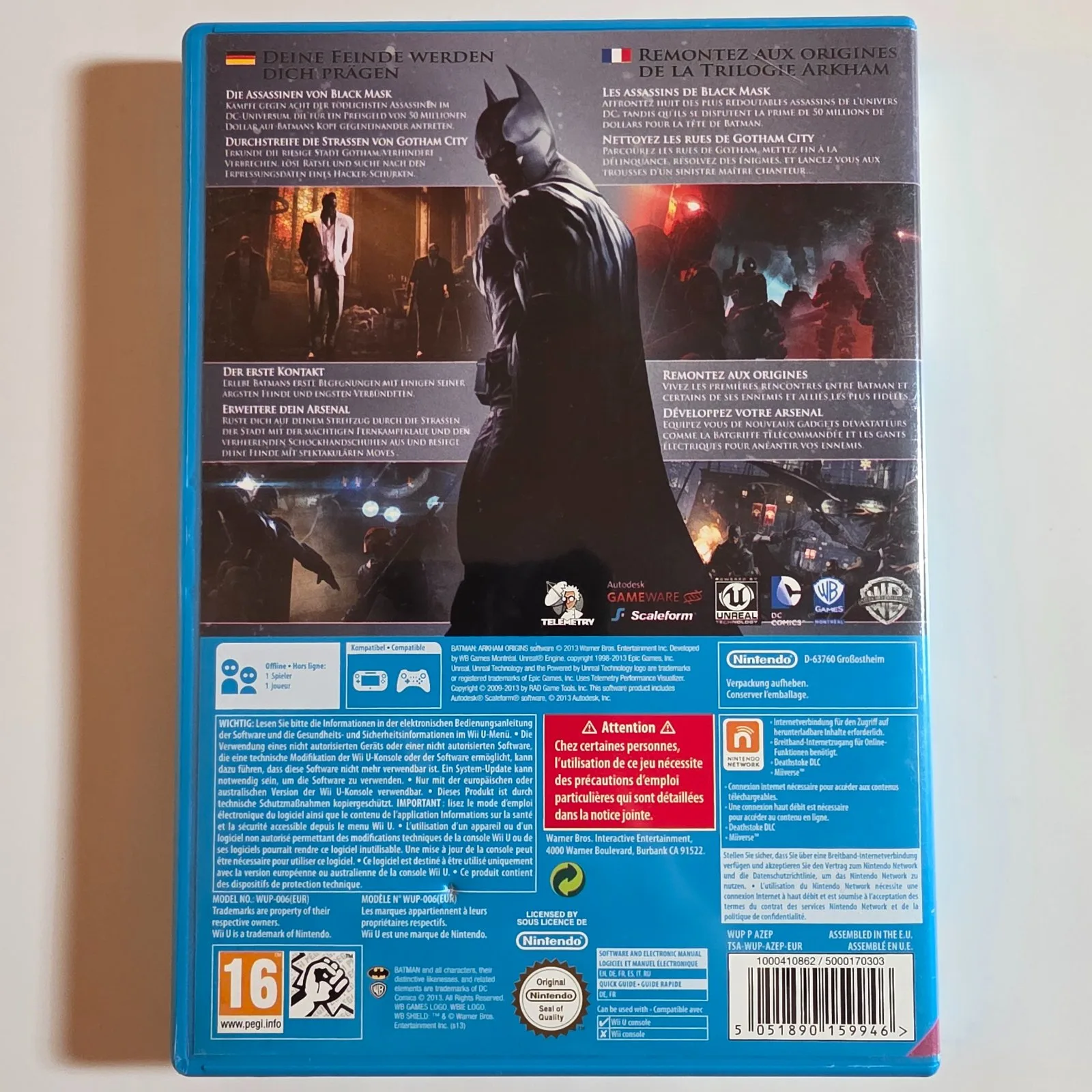 Batman Arkham Origins Nintendo Wii U, Ansicht 2