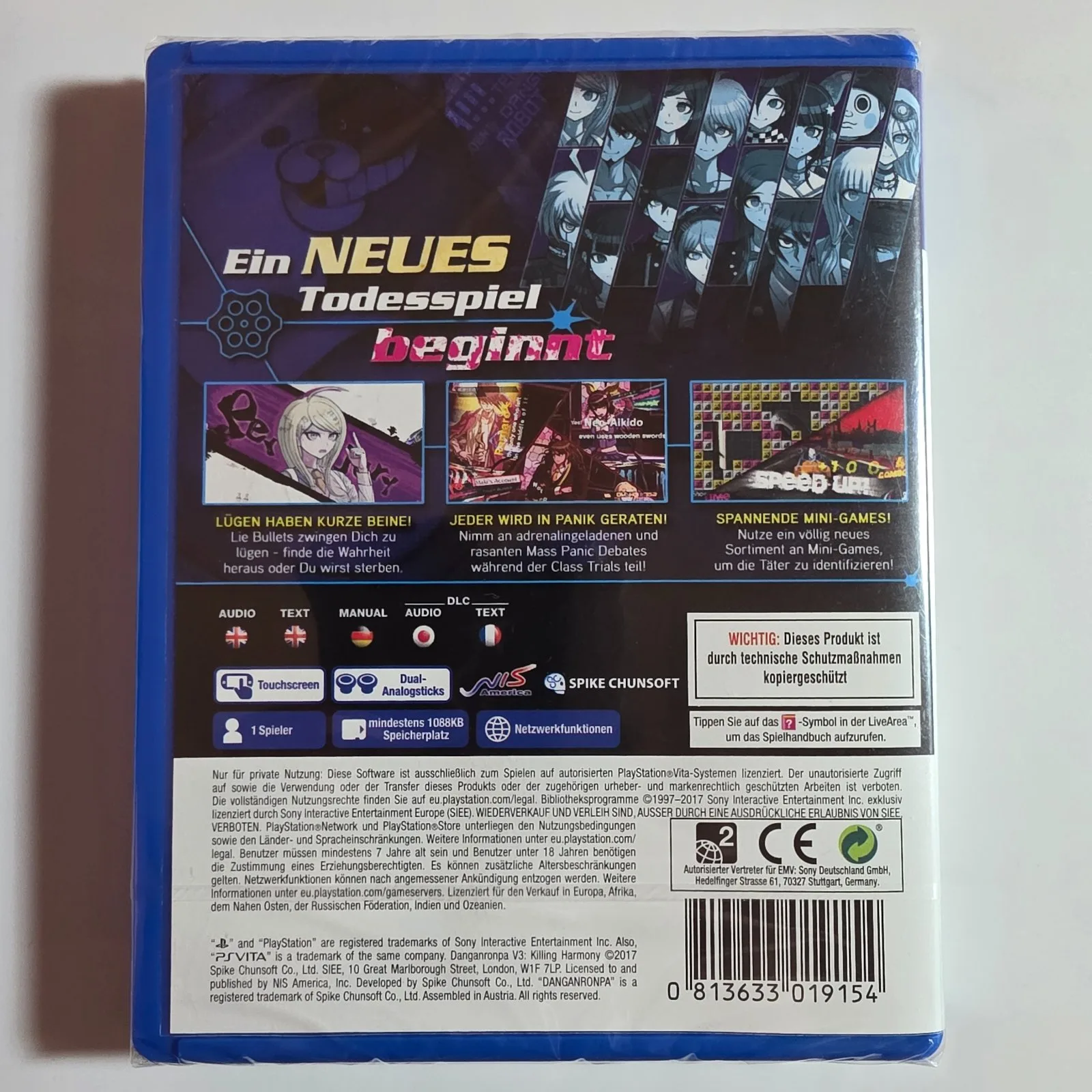 Danganronpa V3: Killing Harmony PS Vita, Ansicht 2