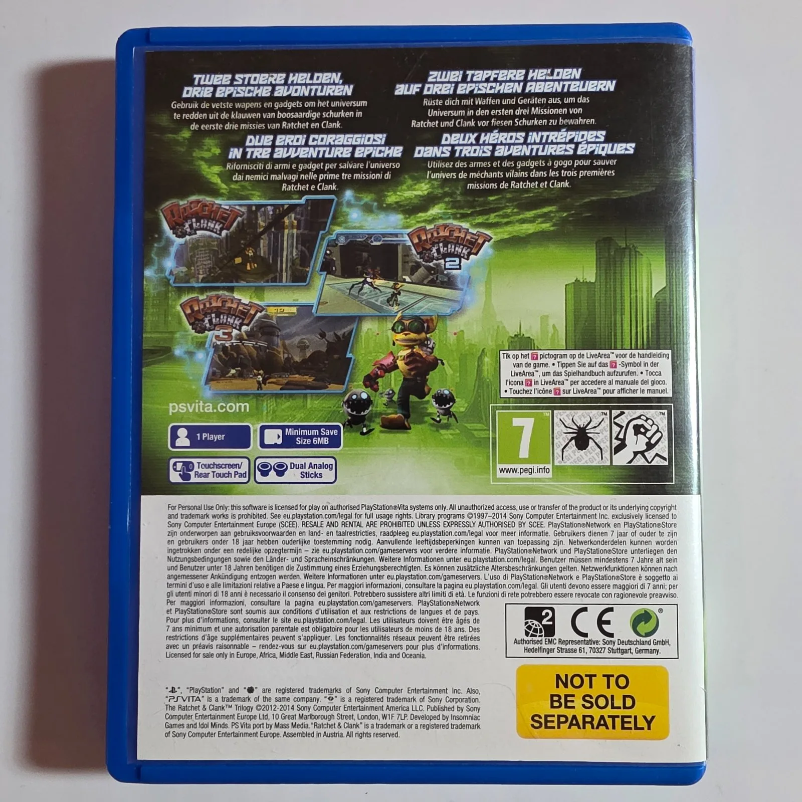 The Ratchet & Clank Trilogy PlayStation Vita, Ansicht 2