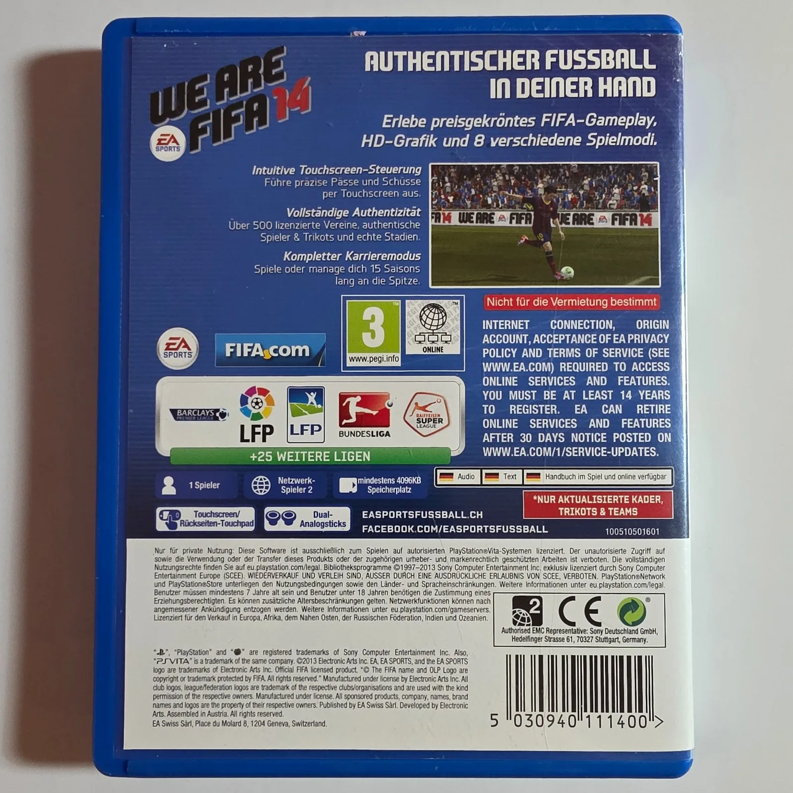 FIFA 14 Sony PlayStation Vita, Ansicht 2
