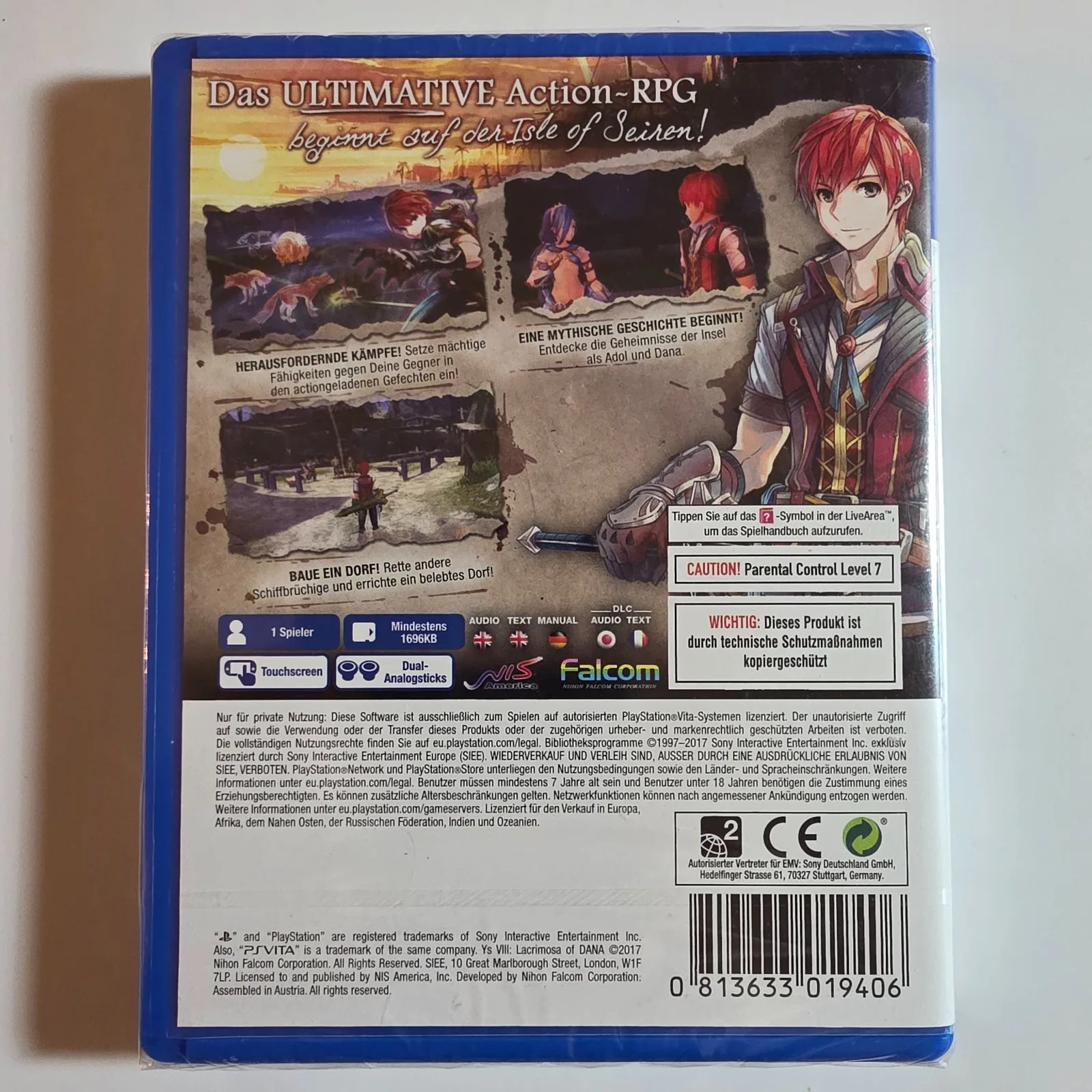 Ys VIII Lacrimosa of DANA PS Vita, Ansicht 2
