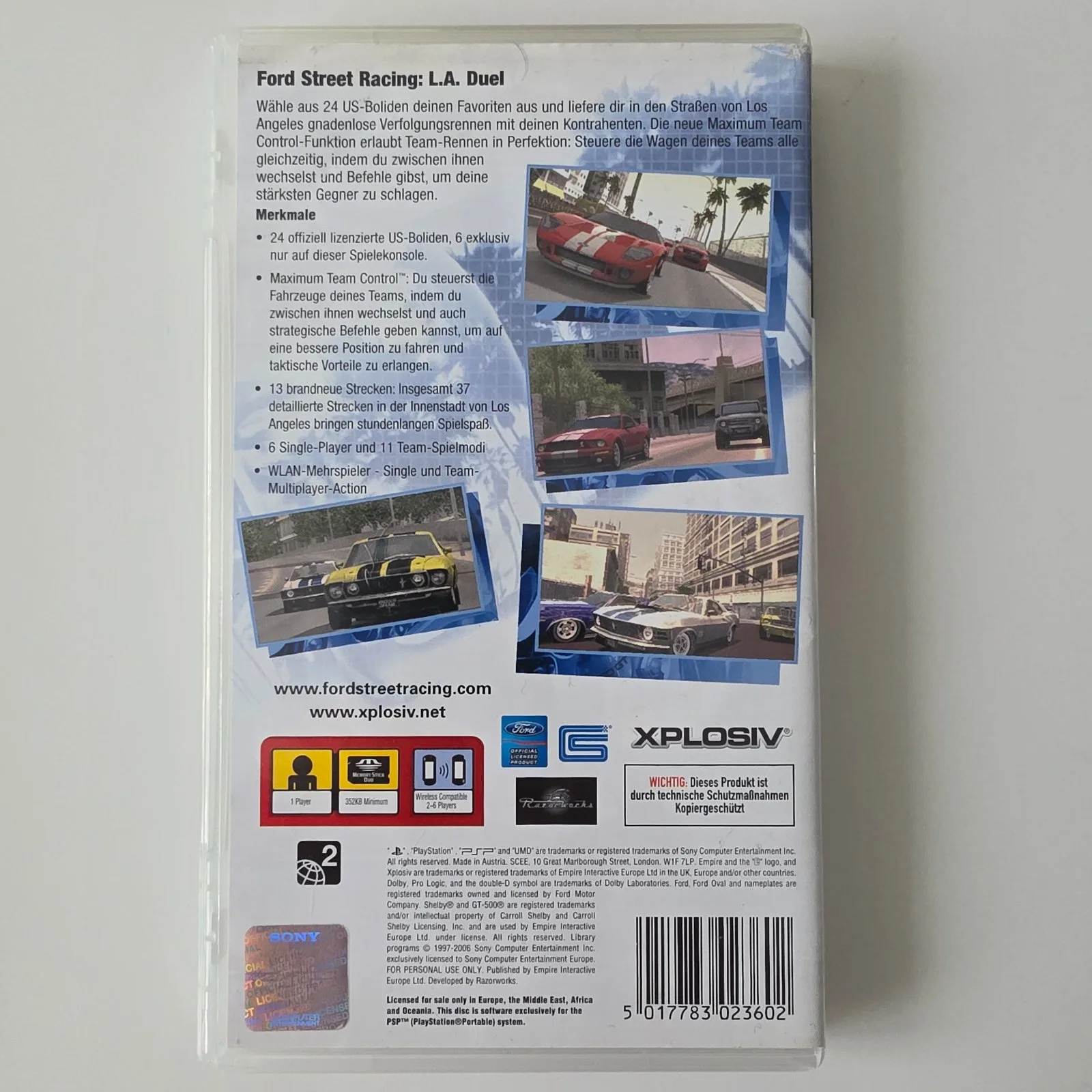 Ford Street Racing: L.A. Duel PSP, Ansicht 2