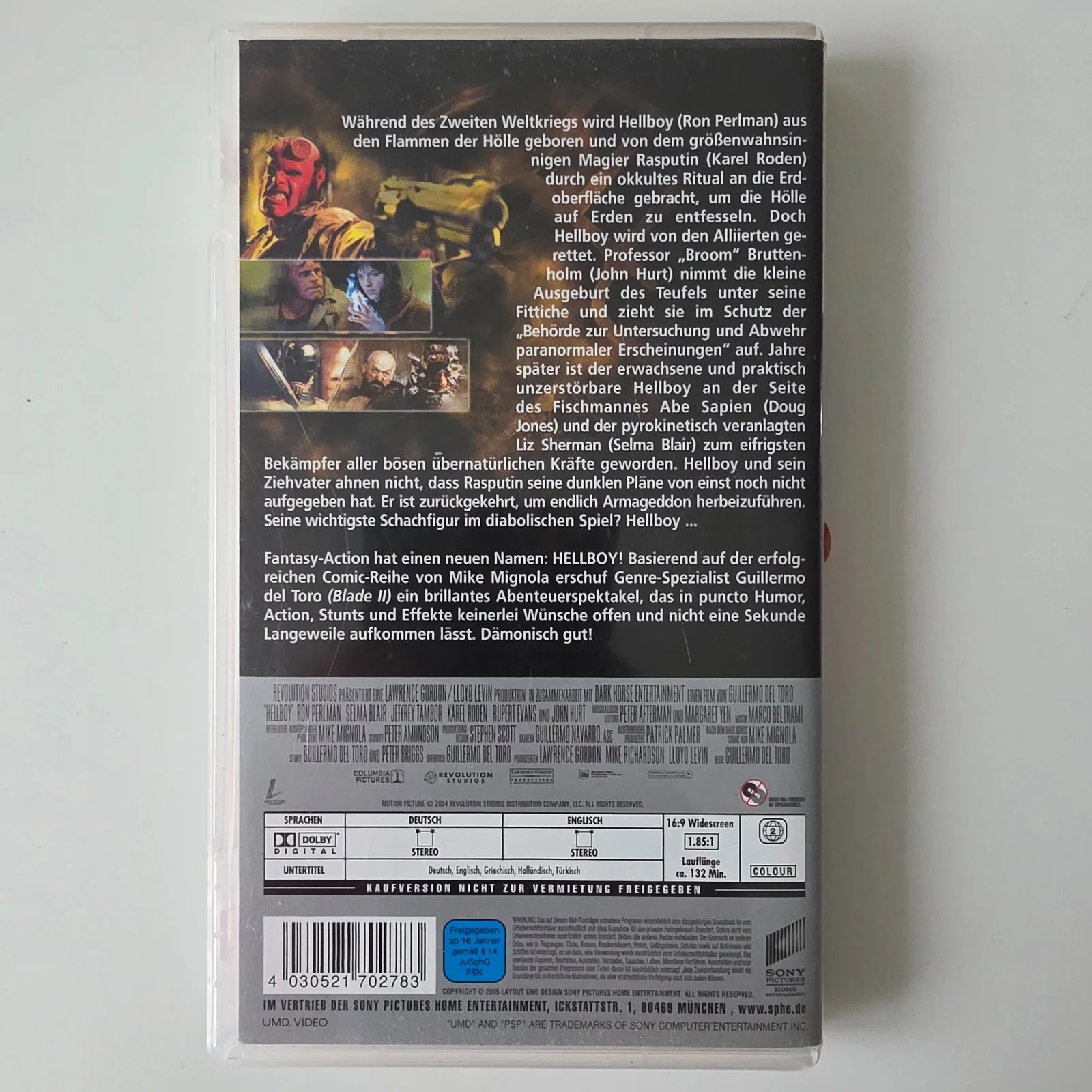 Hellboy Director's Cut UMD Video PSP, Ansicht 2
