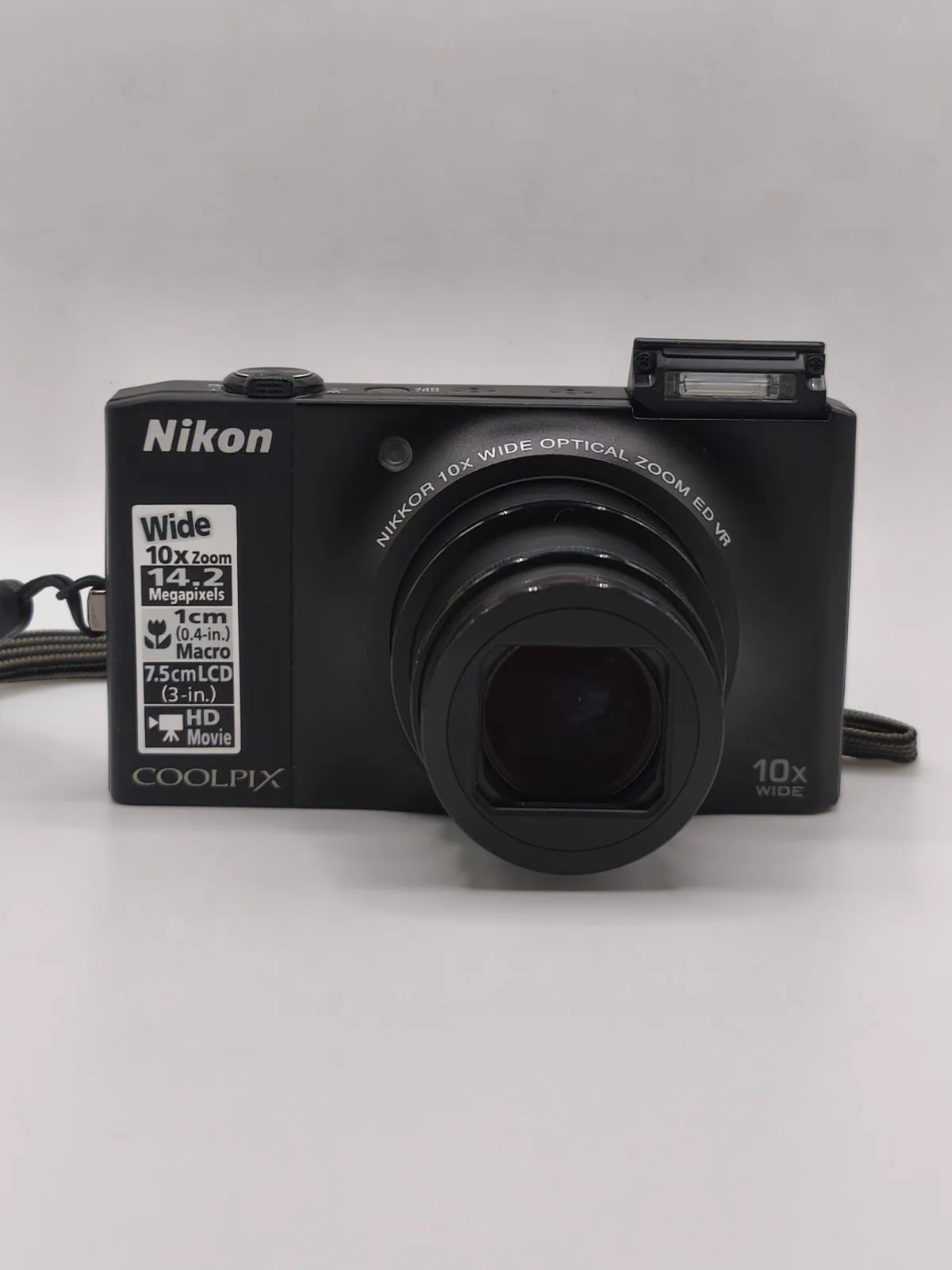 Nikon Coolpix S8000 Schwarz, Ansicht 2