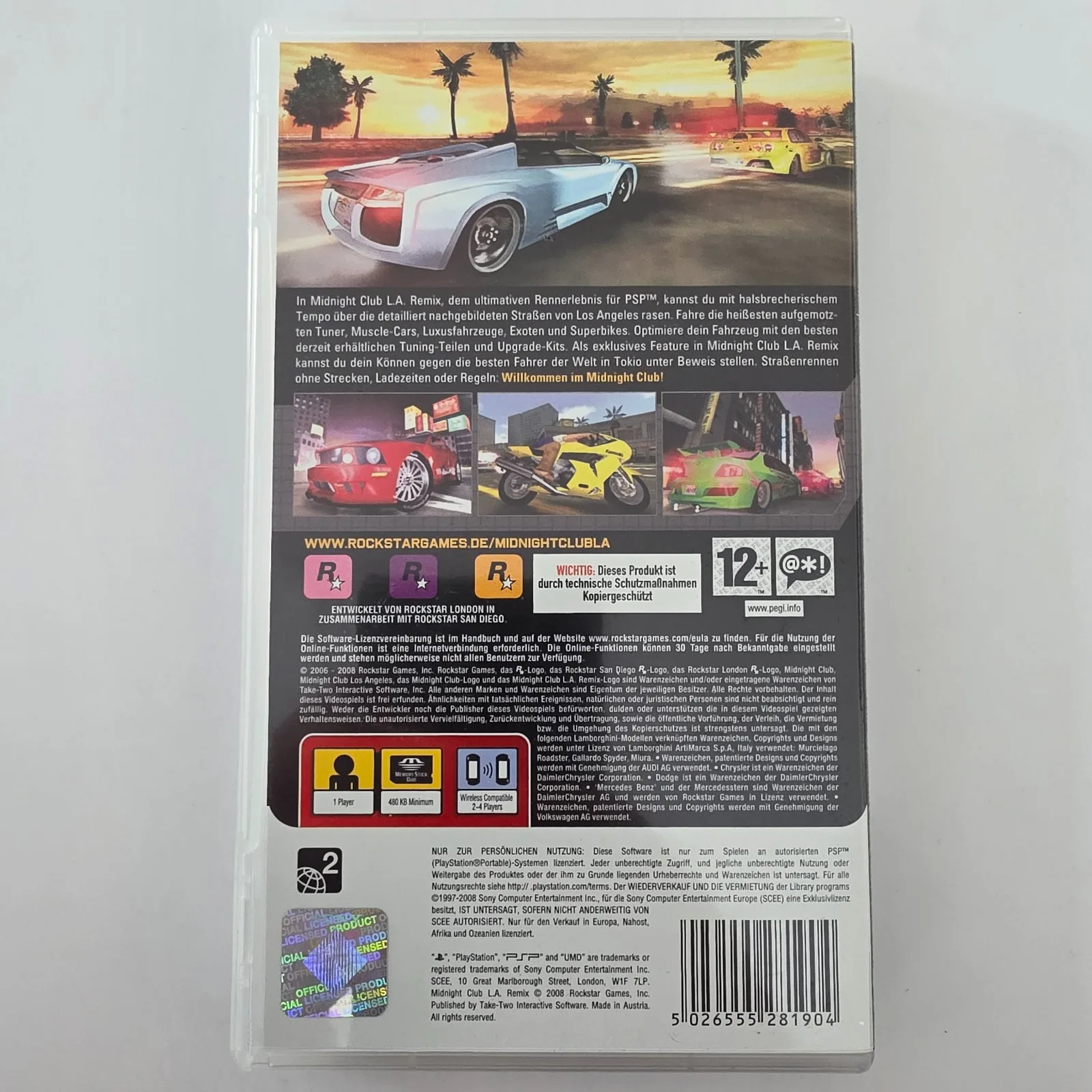 Midnight Club L.A. Remix Sony PSP, Ansicht 2